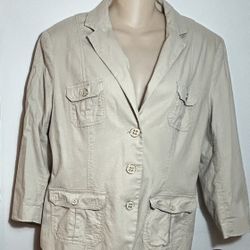 Women's linen jacket. Size L. $18.
