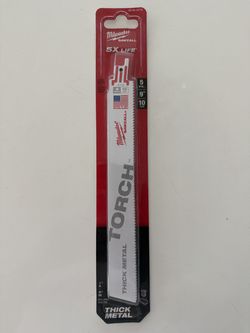 Milwaukee Sawzall The Torch 9" 10 TPI Reciprocating Saw Blades 5-Pack