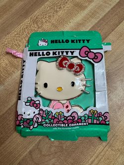 Hello Kitty Collectible Ornament with European Crystals