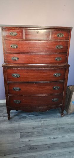 Mahogany High boy dresser  by Dixie