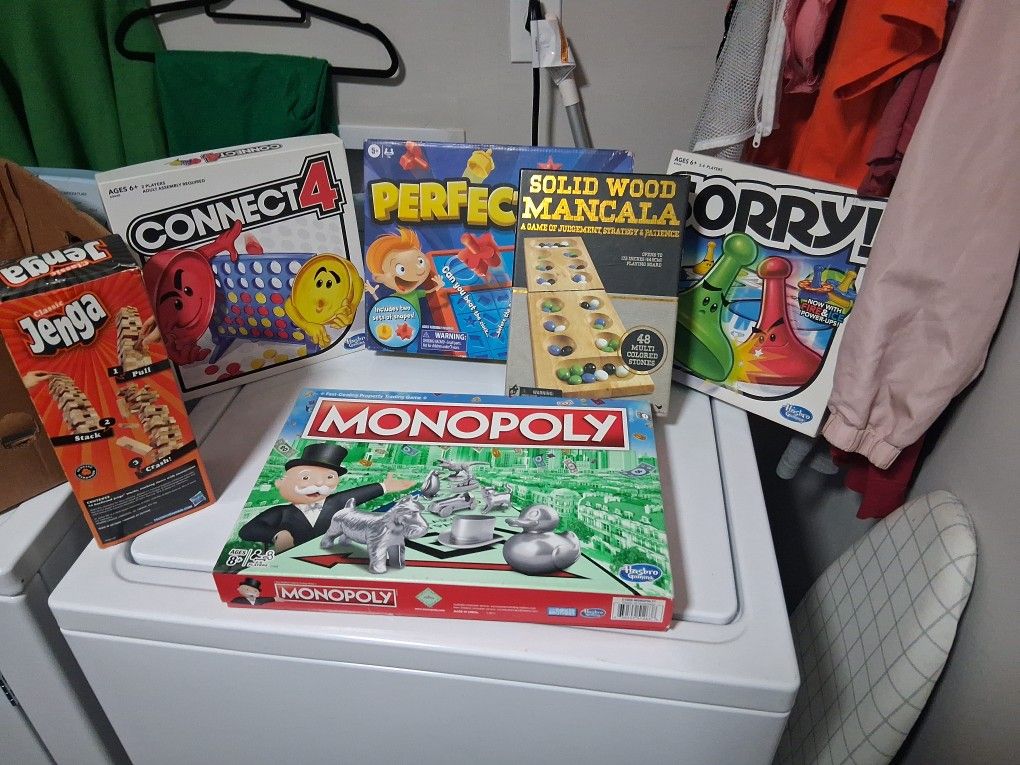 Classic Board Games, (Mint Condition)