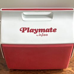 Igloo Playmate Cooler- Red and White. Great Used Condition! 