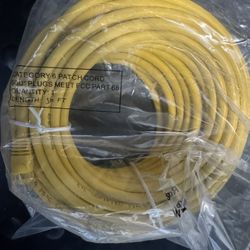 50 Foot Long CAT 6 Ethernet Cable ( Yellow)