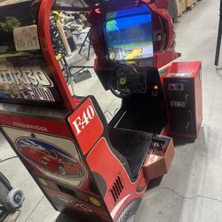 Turbo Outrun Arcade Machine Sega Sit Down Vintage 