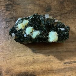 Epidote And Prehnite Bubbles Crystal Specimen 