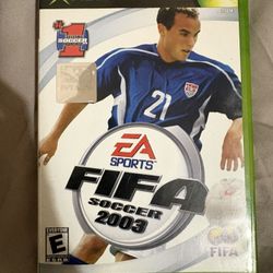 XBOX SPORTS FIFA SOCCER 2003 VIDEO GAME 