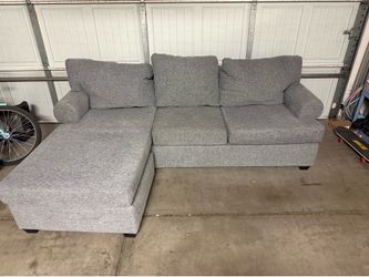 Couch with chaise lounge