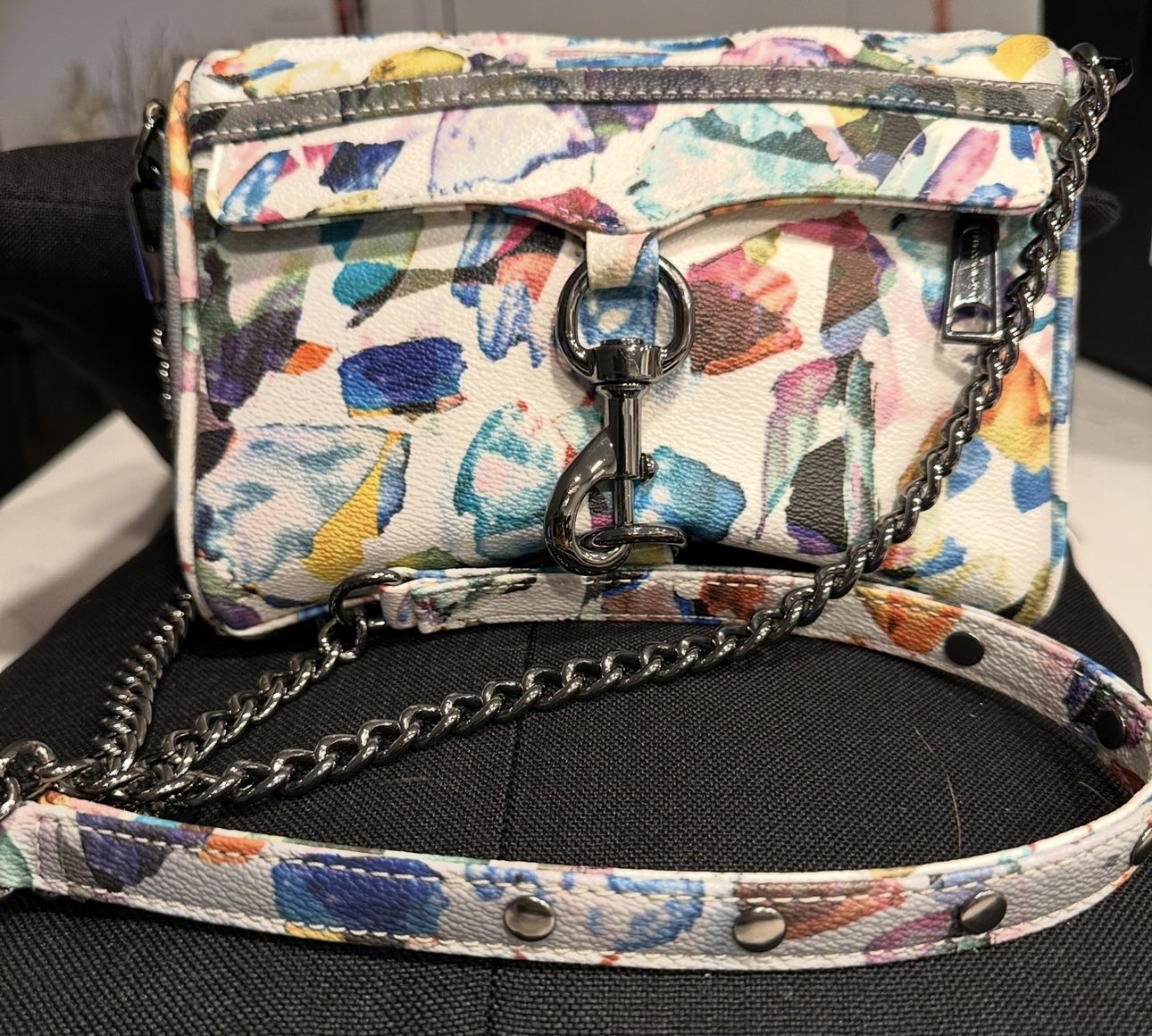 Rebecca Minkoff MAC Mini Watercolors Leather Crossbody Bag EXTREMELY RARE