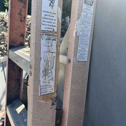 Werner Red Trestle Ladder 