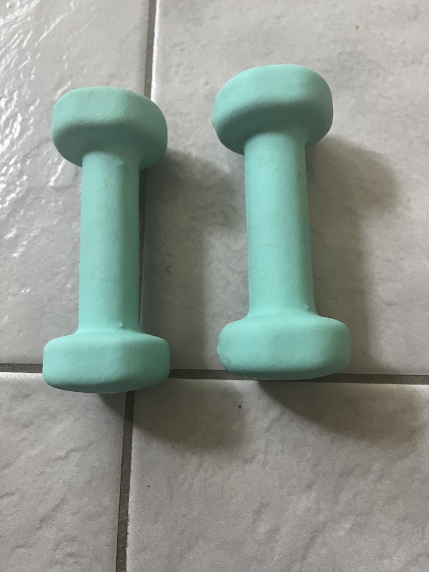 2lb Neoprene Rubber Coated pair Dumbells