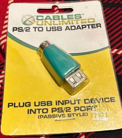 PlayStation 2 to USB adapter.