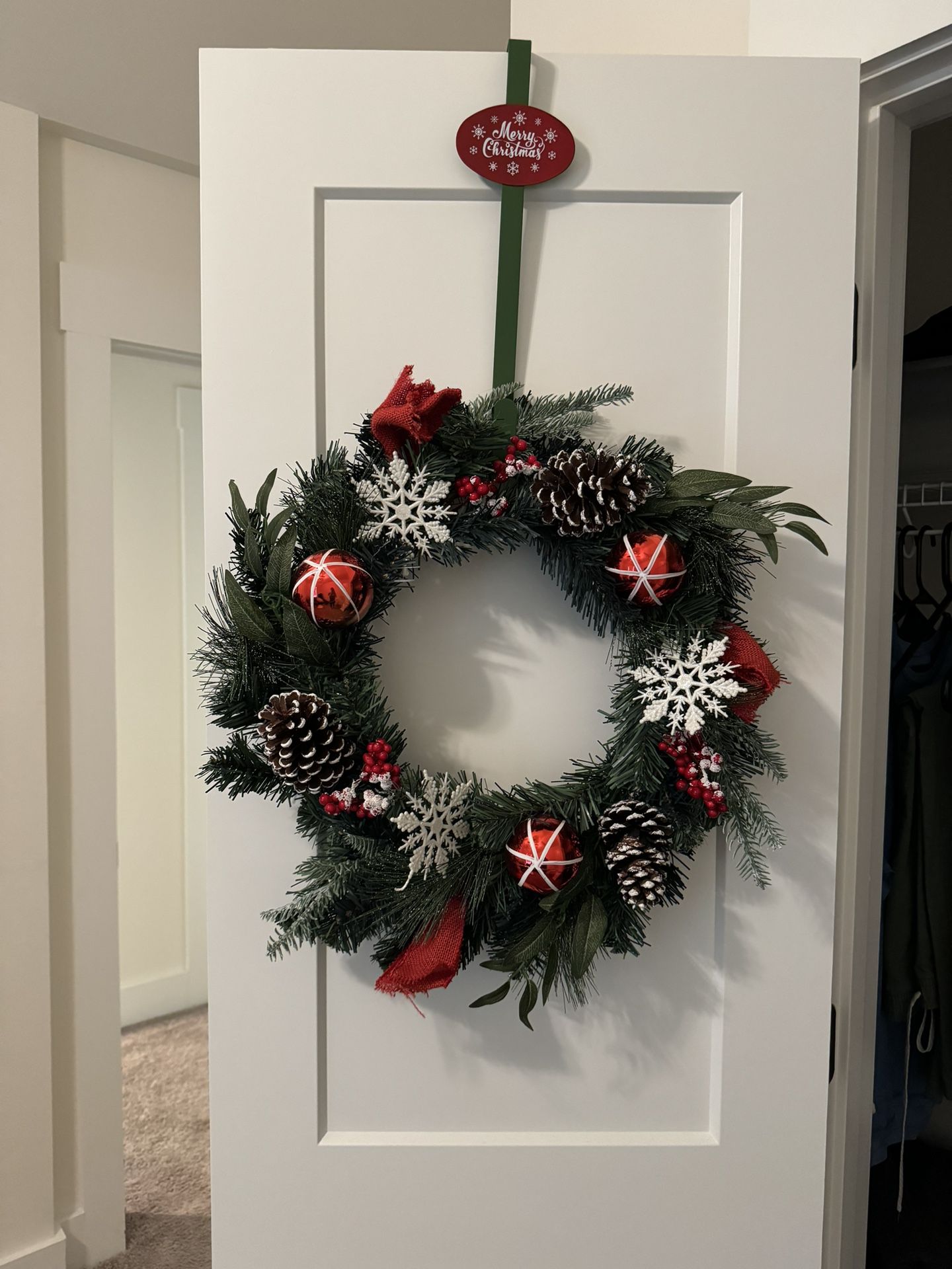 Wreath For Front Door  + Hanger