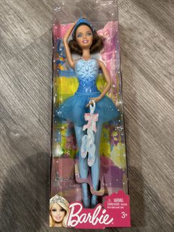 NIB 2011 Mattel Barbie Ballerina Blue Dancer Fairytale Magic W2922