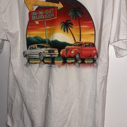 In & Out Burger Texas Tee Size L 
