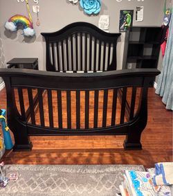 Full size bed converted from Baby Appleseed -Davenport crib