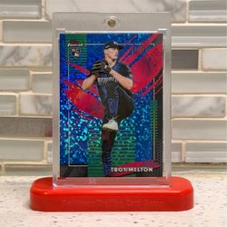 2026 Topps Finest Troy Melton RC #230 Blue Mini Diamond /150 Rare Detroit Tigers