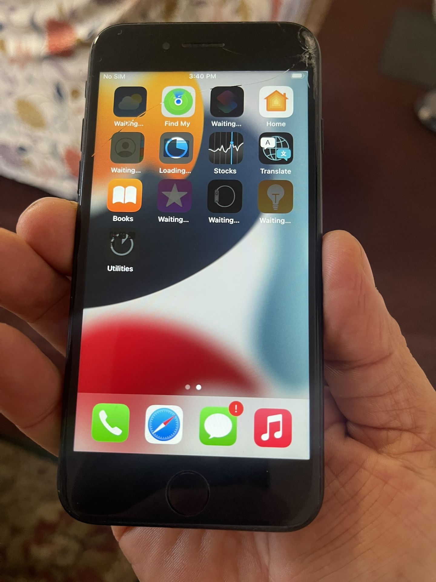 Working Excellent. Front Screen Is Cracked. Fully Functional.