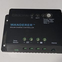 Renogy Wanderer Solar Charge Controller, 30A 12V, Model CTRL-WND30-LI for Solar Systems

