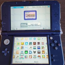 New nintendo 3ds XL CFW with 64gb and games

