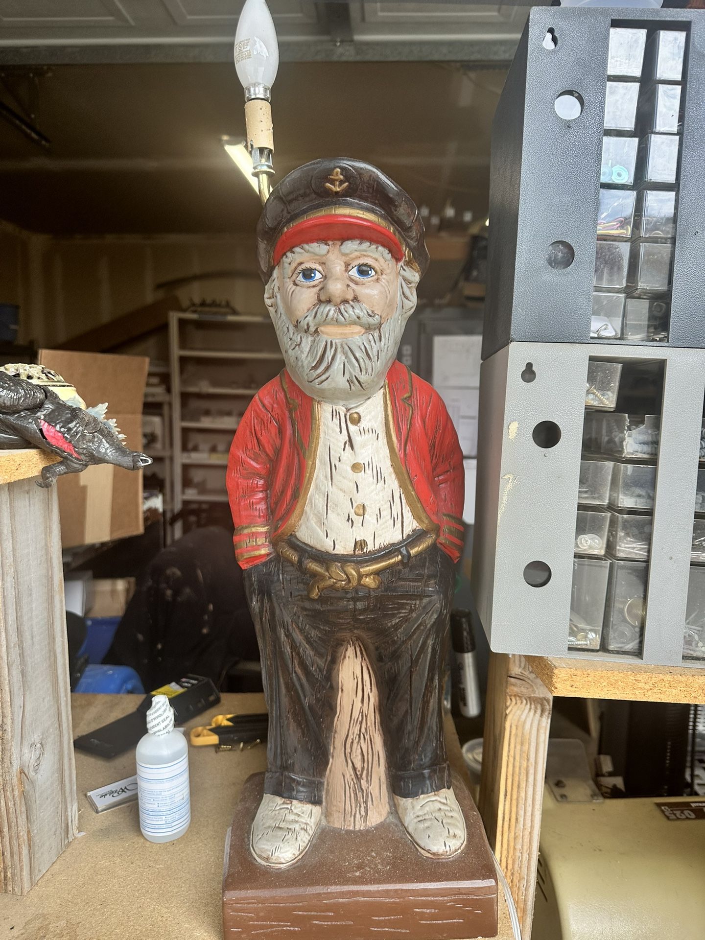 Antique Sea Captain Lamp