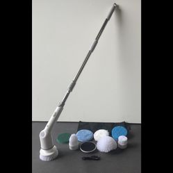 Rechargeable Scrubber With 9 Attachments