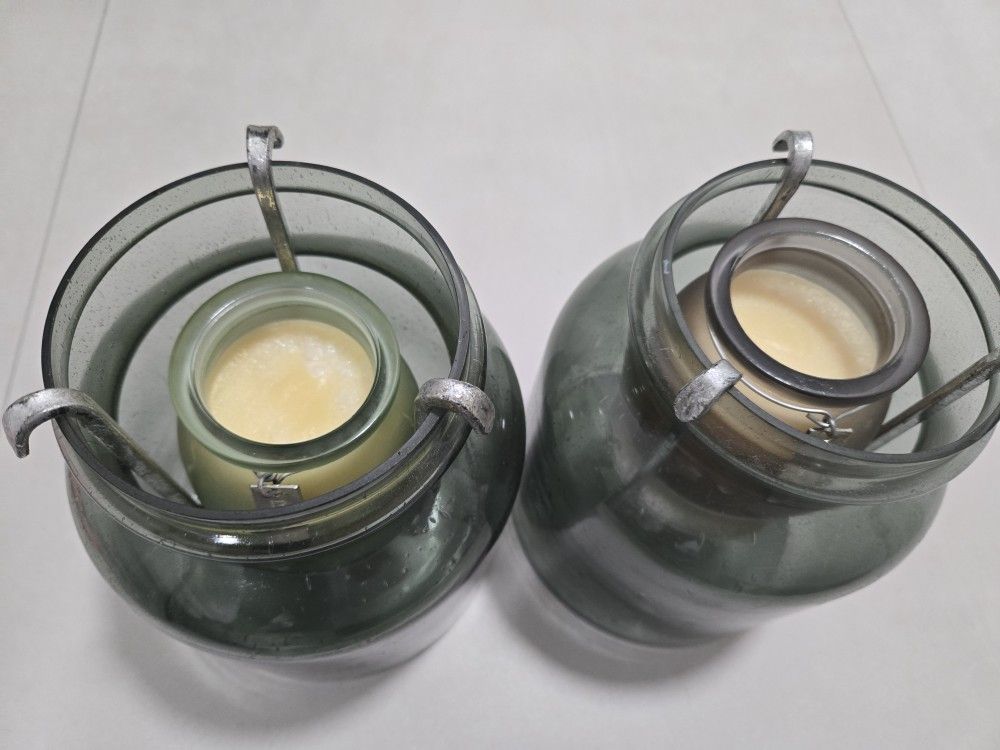 Contemporary Glass Round Candle Holder