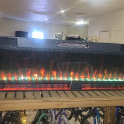 60" R.W.FLAME Electric Fireplace Insert - 1500W Heater!