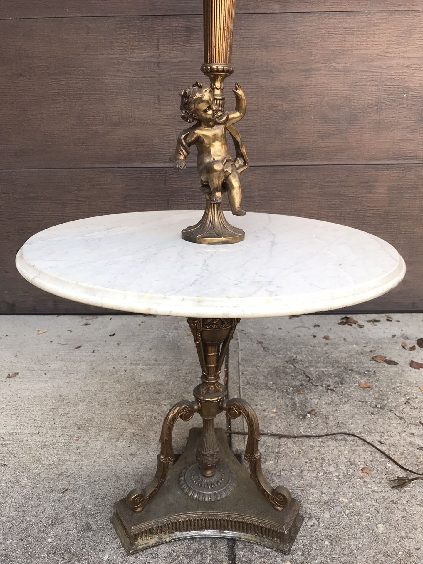 Marble Table Lamp.