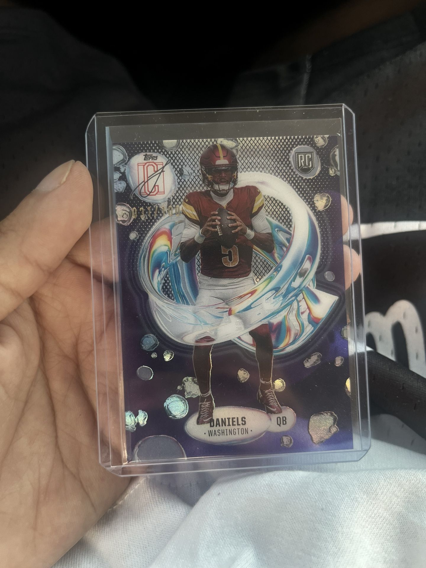 Jayden Daniels Fluidity Rookie Card 31/100 F-2