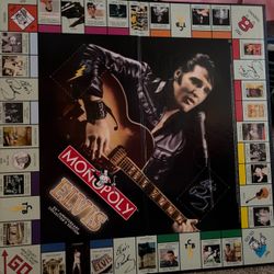 Elvis Presley Monopoly 25th Anniversary Collector's Edition