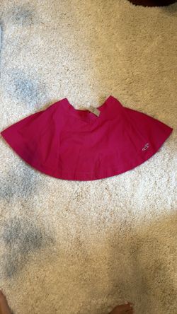Hot pink Women's short Skirt Small Hollister cotton new super cute with scrunch in back waist