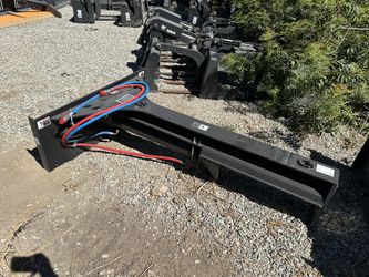 Skid Steer Log Splitter Attachment