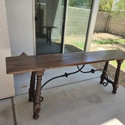 Wooden Entry Table