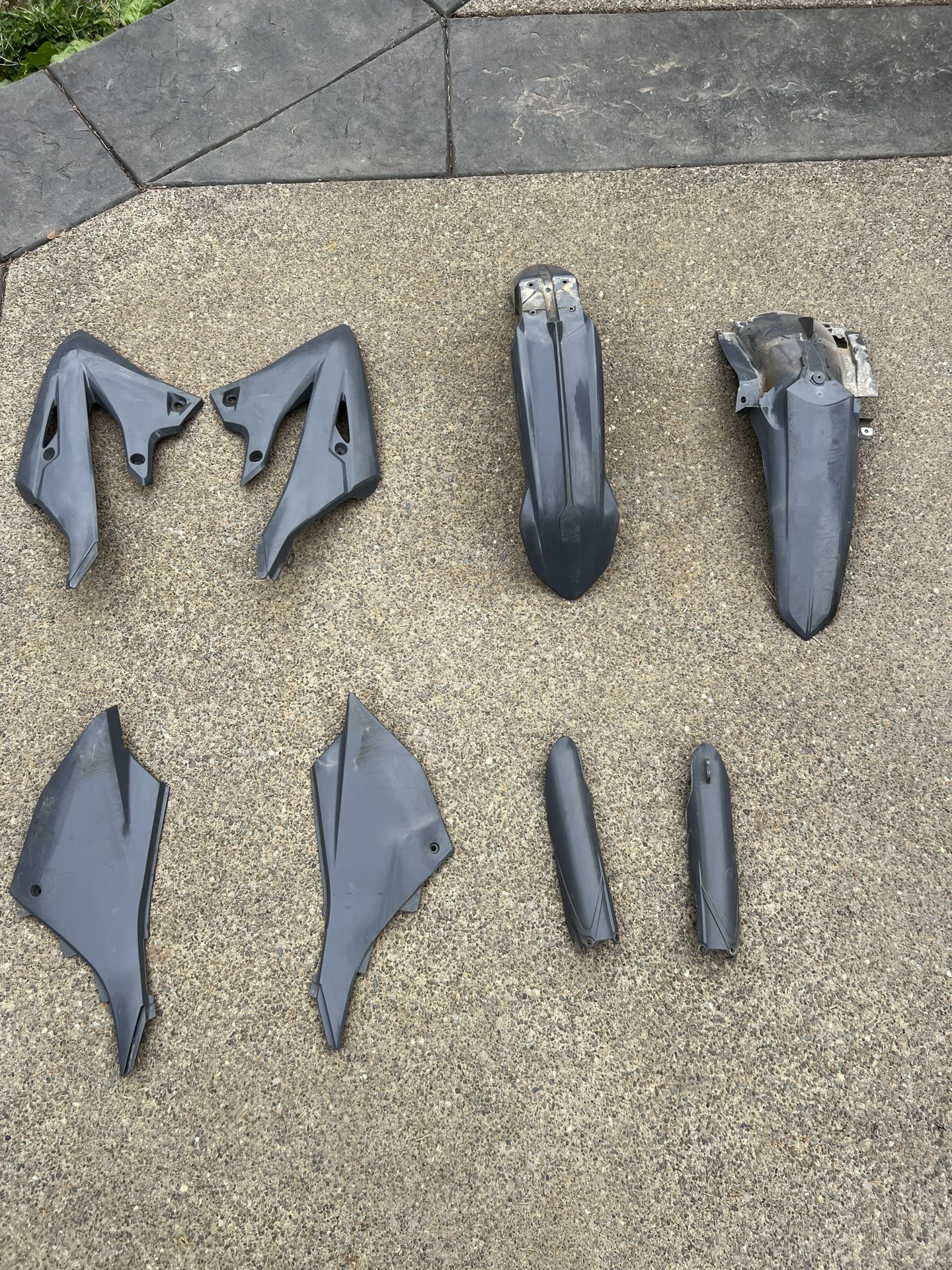 YZ250 Grey Plastics
