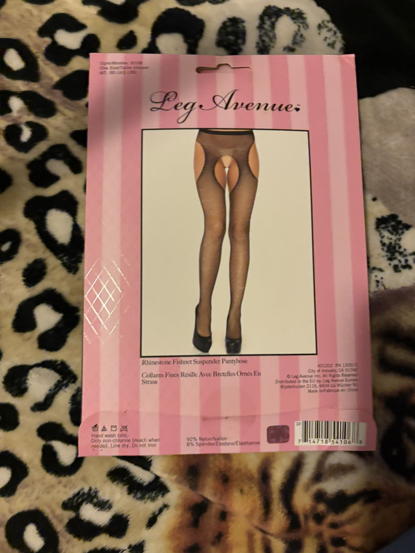 Rhinestone Fishnet Tights New