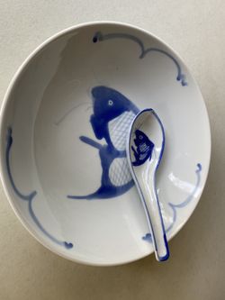Oversize Soup Bowl With Spoon
