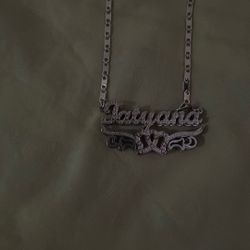 Silver Chain With Name Jatyana