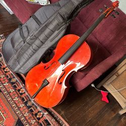 Cecilio Cco-100 Cello Needs Bridge And Bow
