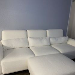 Couch and ottoman