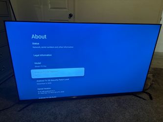 TCL 65 inch smart TV pro