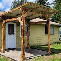 Patio/porch Cover Wood Structure Free Standing