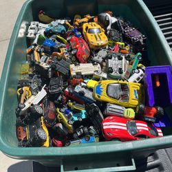 Large Tote Mixed Cars-Trucks