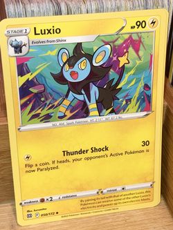 LUXIO Pokémon card