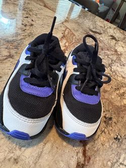 Nike Air Max Toddler Sneakers Black Purple White