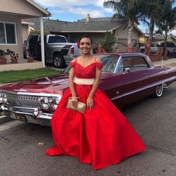 Red Ballgown