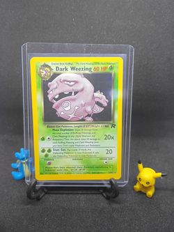 Pokemon 1999 dark weezing holo team rocket lp