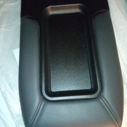  Auto Dark Grey Center Console Lid Kit Replacement fit for 2001-2007 for GMC Sierra for Chevrolet Silverado

