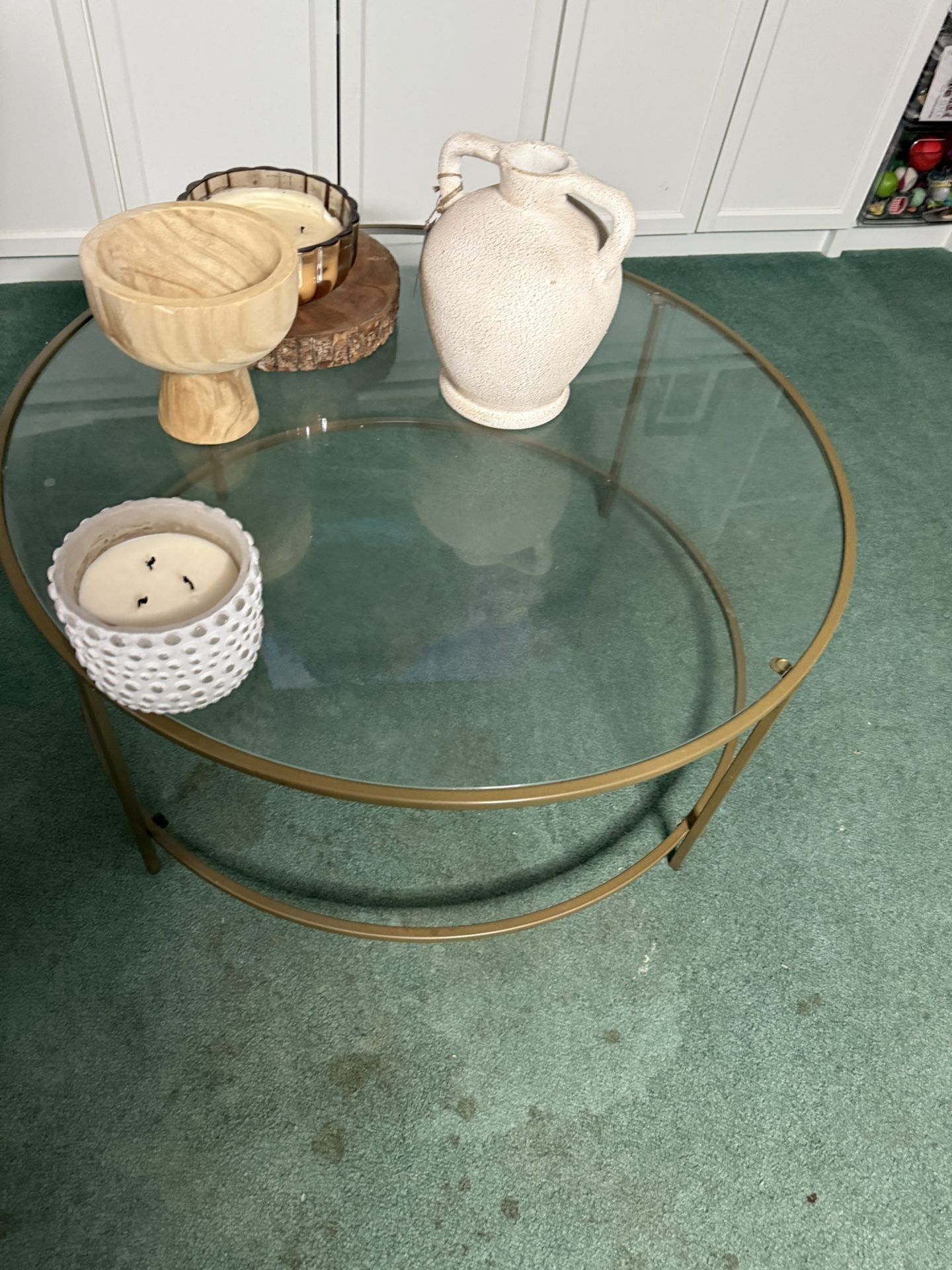 Round Glass Coffee Table