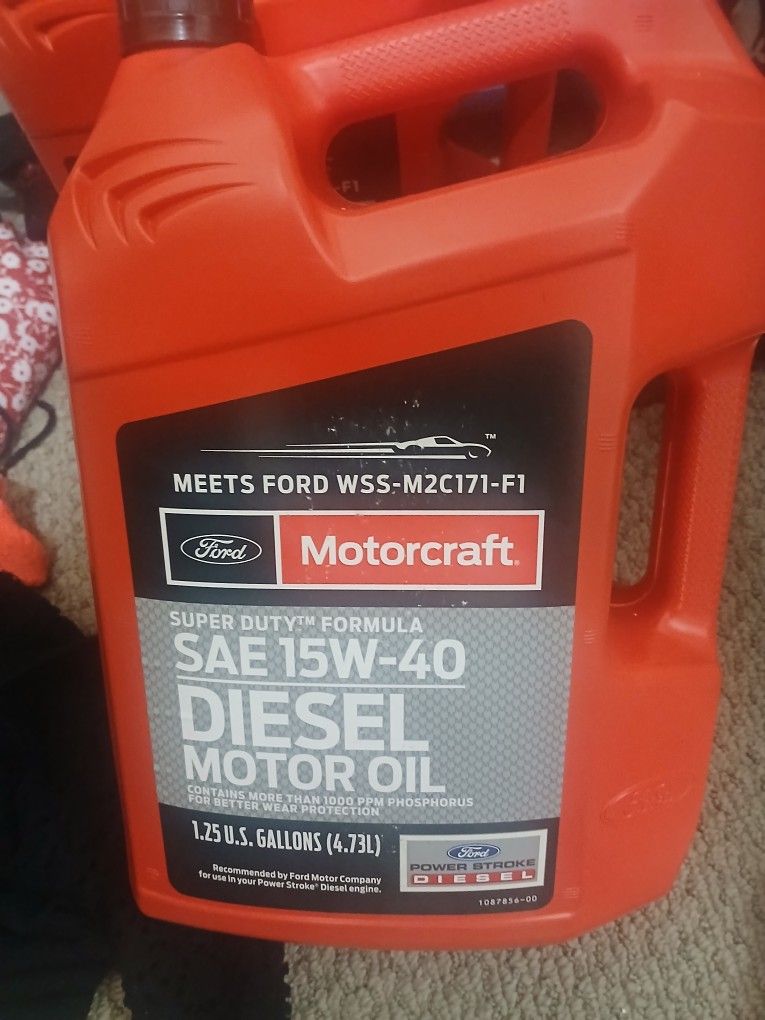 Ford Diesel Motor Oil 15w40 1.25gal Jug
