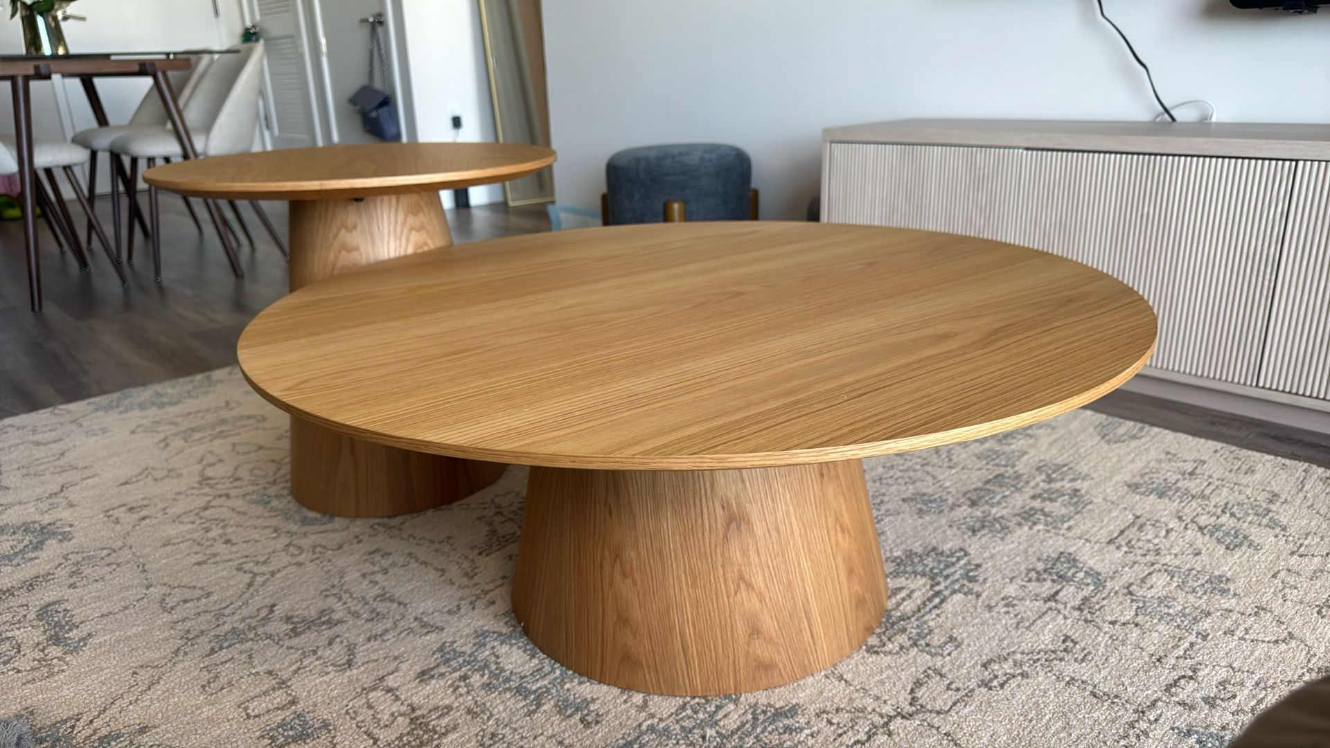Round Wooden Coffee Table